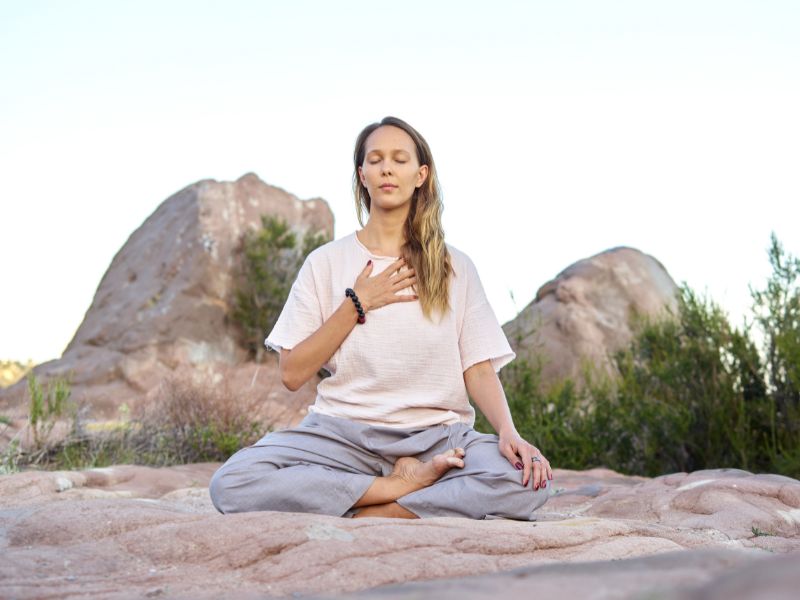 Meditación en la playa